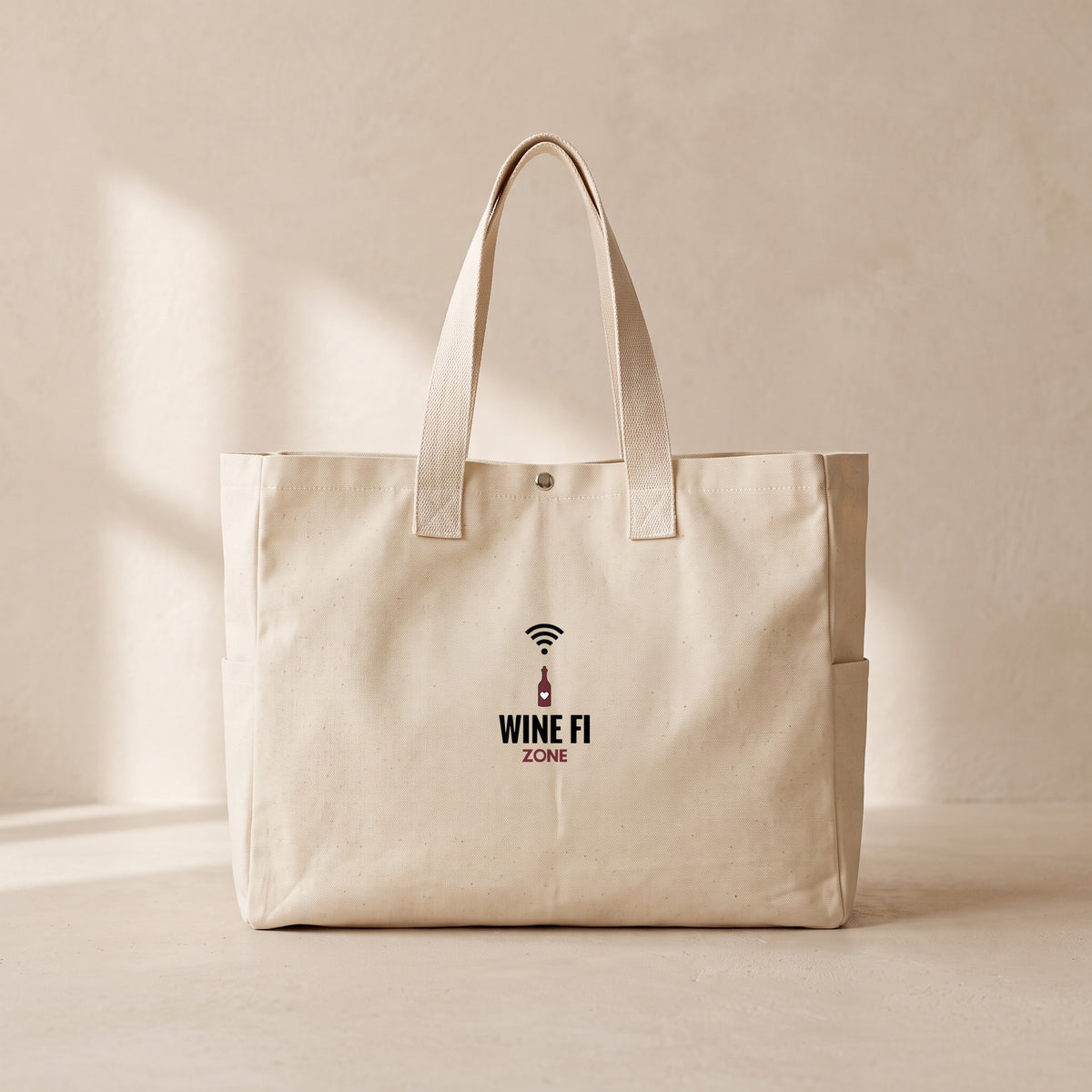 Wifi Zone - Çıtçıtlı Tote Bag