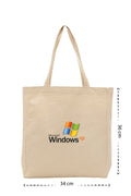 Windows XP - Kanvas Çanta - Krem