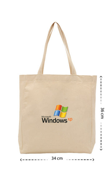 Windows XP - Kanvas Çanta - Krem