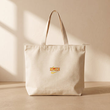 Winnie Nike - Fermuarlı Tote Bag