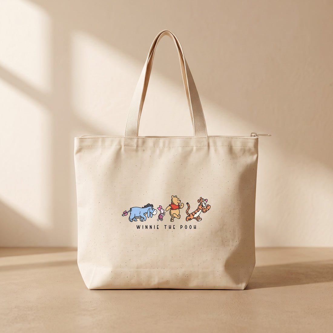 Winnie The Pooh - Fermuarlı Tote Bag