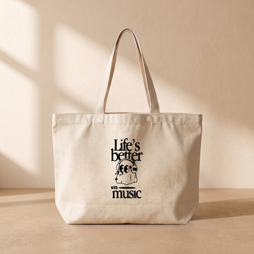 With Music - Tote Bag