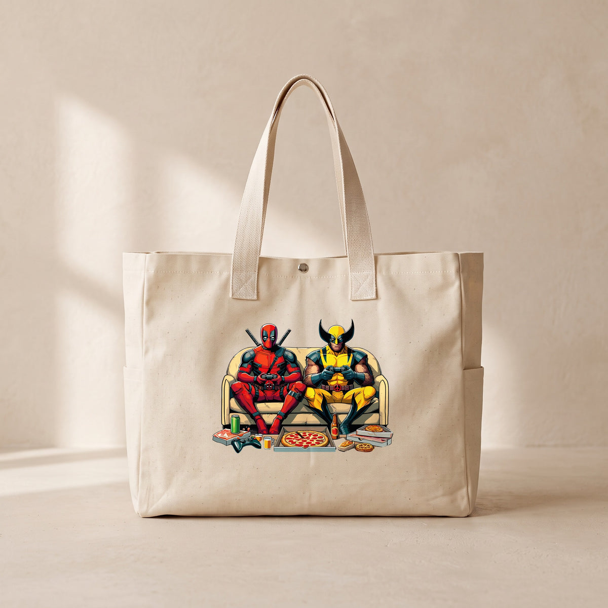 Wolverine - Çıtçıtlı Tote Bag