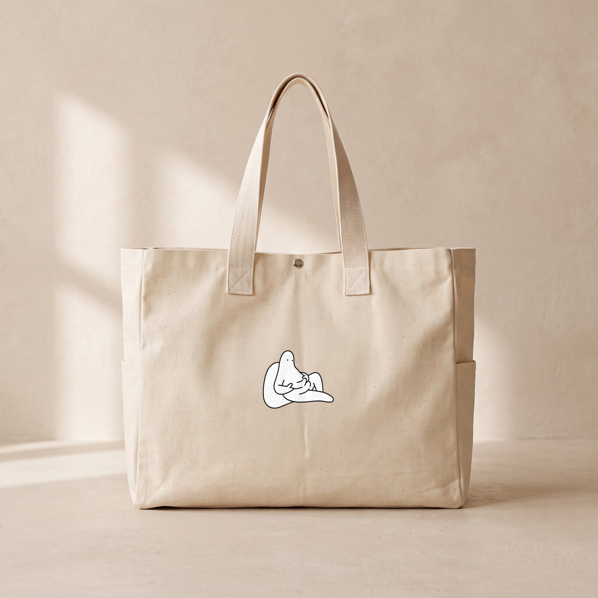 Wooble Full - Çıtçıtlı Tote Bag