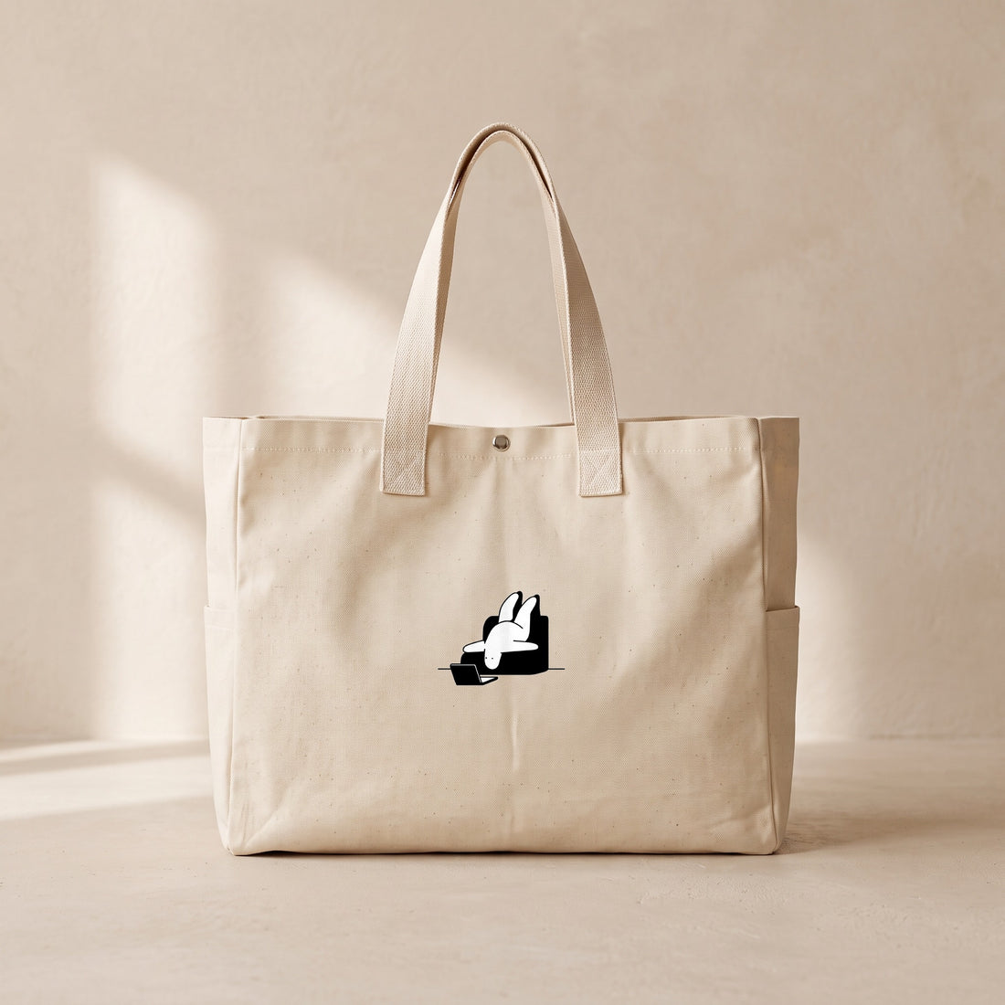 Wooble Low Battery - Çıtçıtlı Tote Bag