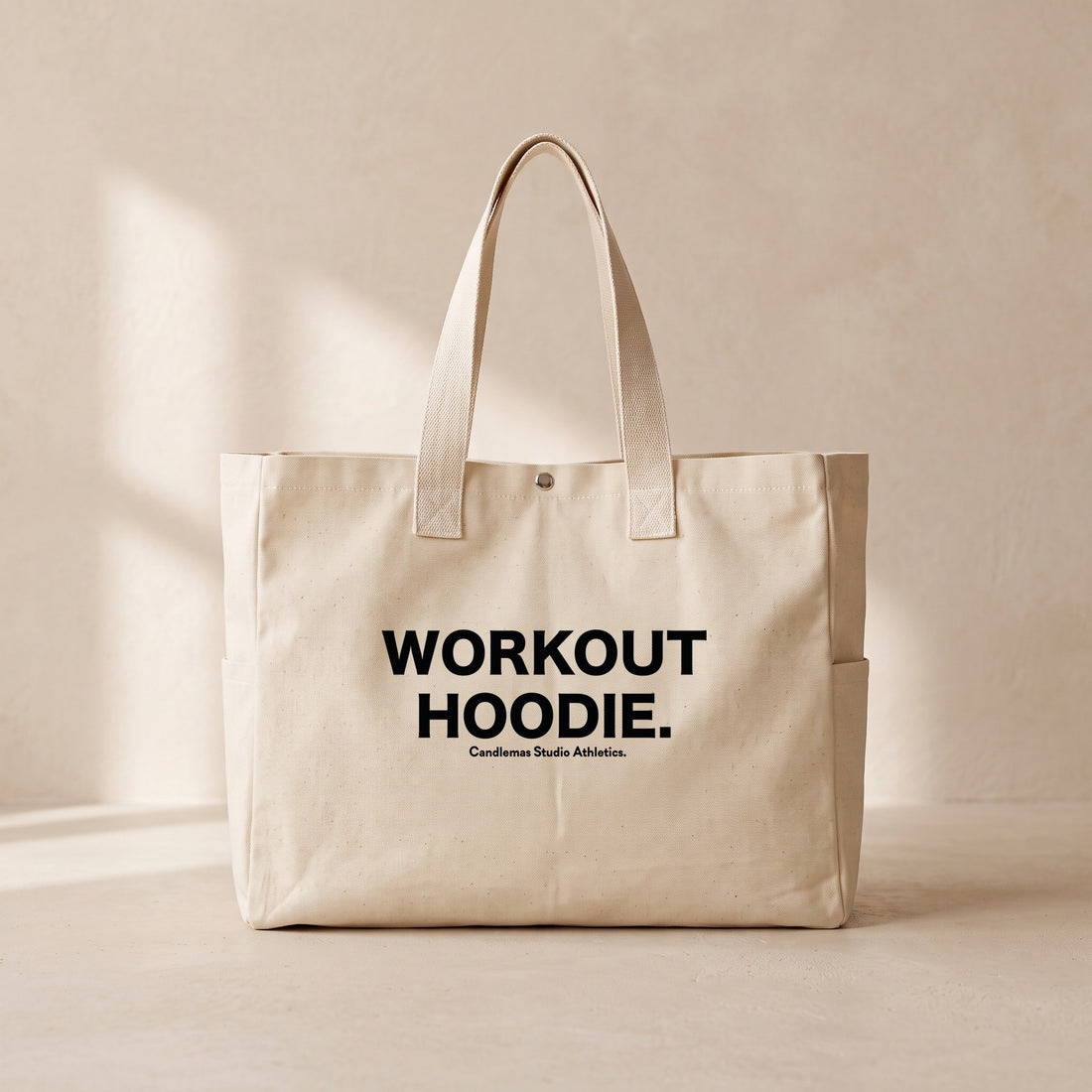 Workout Hoodie - Çıtçıtlı Tote Bag