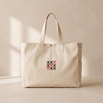 XOXO - Çıtçıtlı Tote Bag