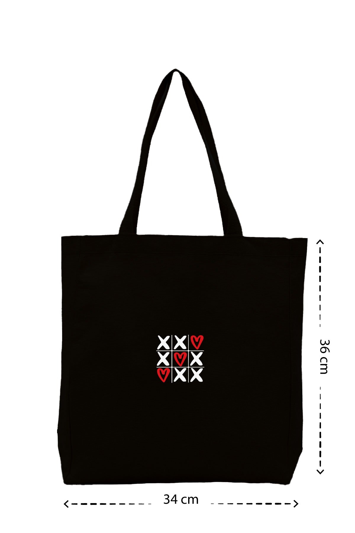 XOXO - Kanvas Çanta - Siyah