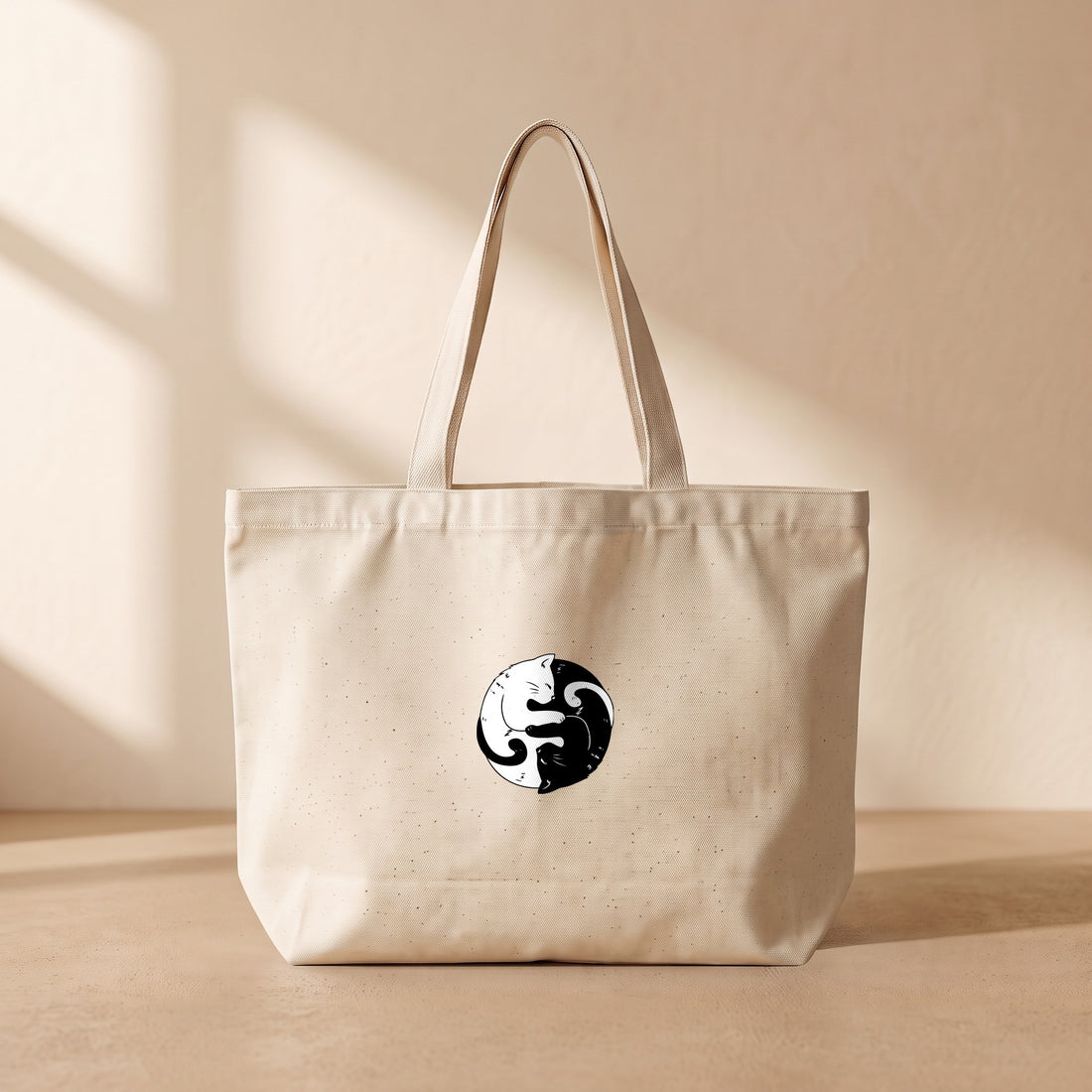 Ying Yang Cat - Tote Bag