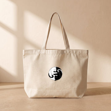 Ying Yang Cat - Tote Bag