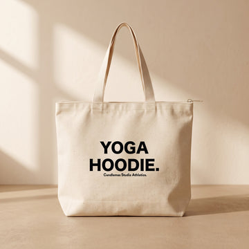 Yoga Hoodie - Fermuarlı Tote Bag