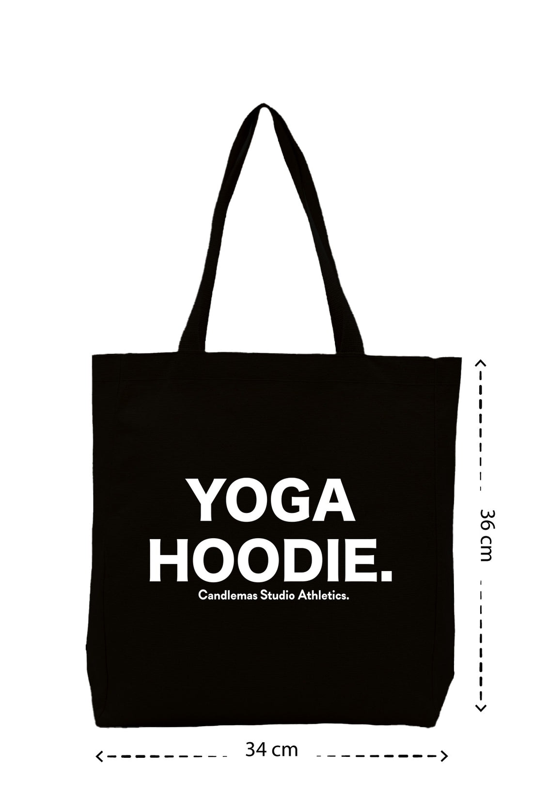 " Yoga Hoodie " - Kanvas Çanta - Krem