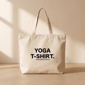 Yoga T-Shirt - Fermuarlı Tote Bag