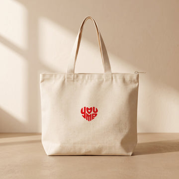 You Me - Fermuarlı Tote Bag