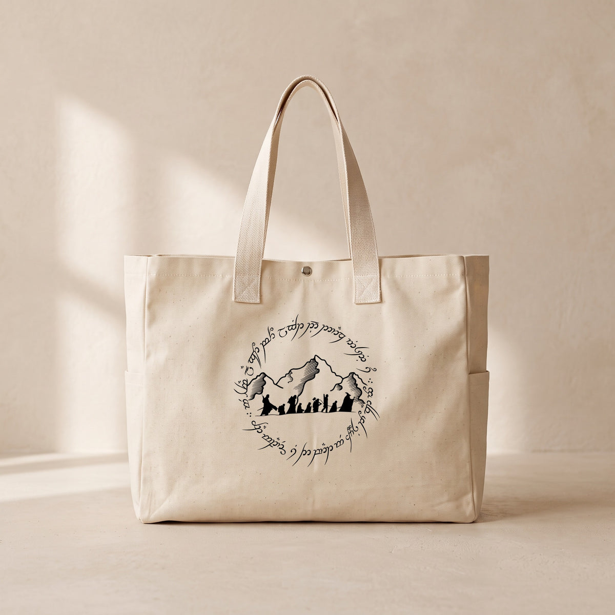 Yüzük Kardeşliği - Çıtçıtlı Tote Bag