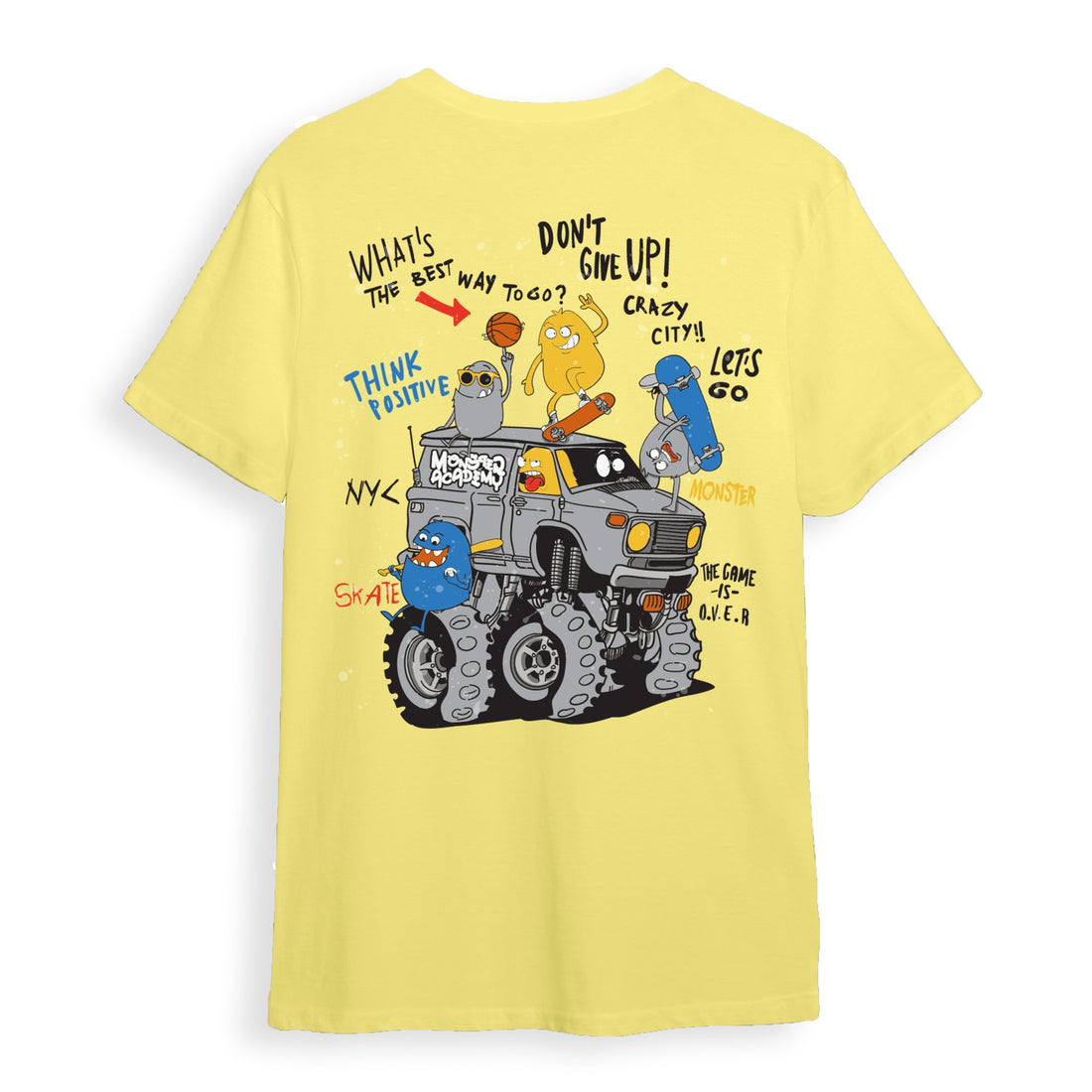 Cool Monsters - Oversize T-Shirt Sırt - Candlemas Store