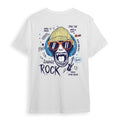 Rocker Monkey - Oversize T-Shirt Sırt - Candlemas Store