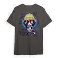 Rocker Monkey - Oversize T-Shirt Sırt - Candlemas Store