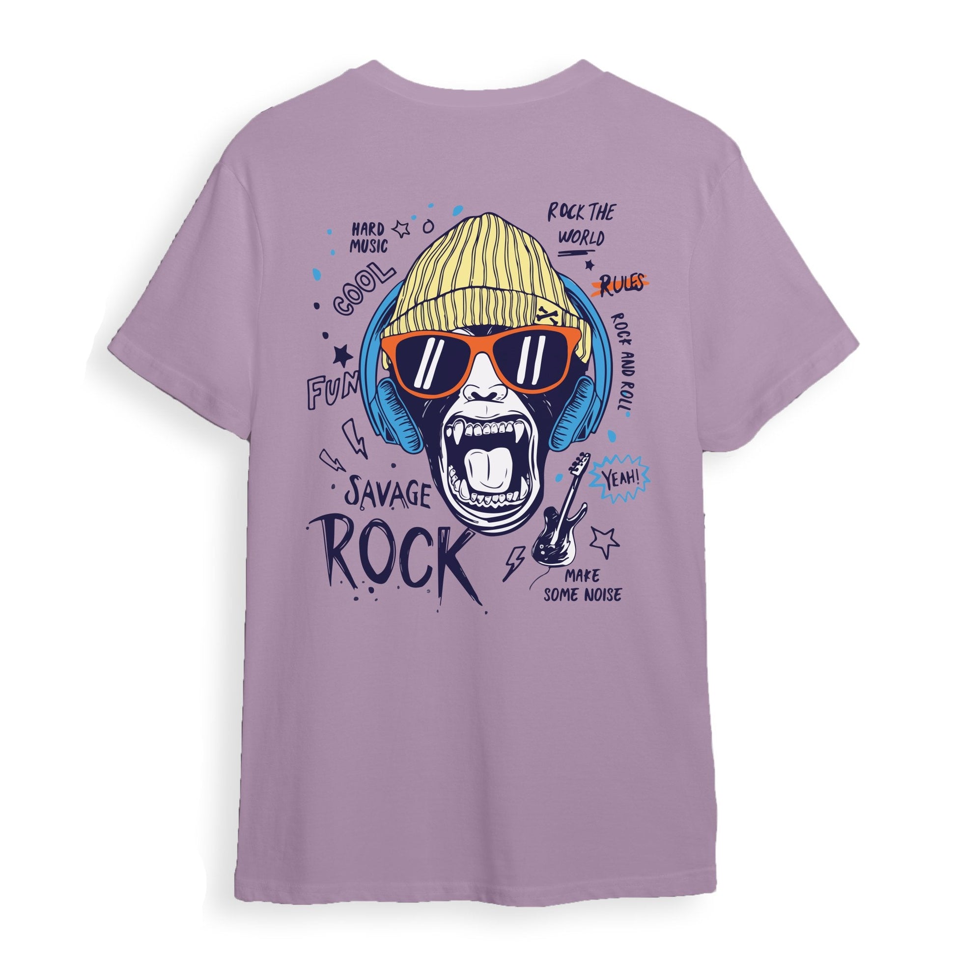 Rocker Monkey - Oversize T-Shirt Sırt - Candlemas Store